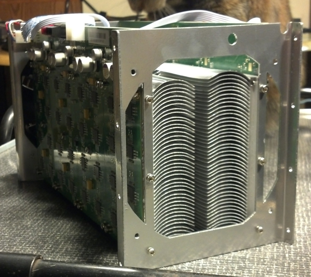 The heatsinks are part of the frame.