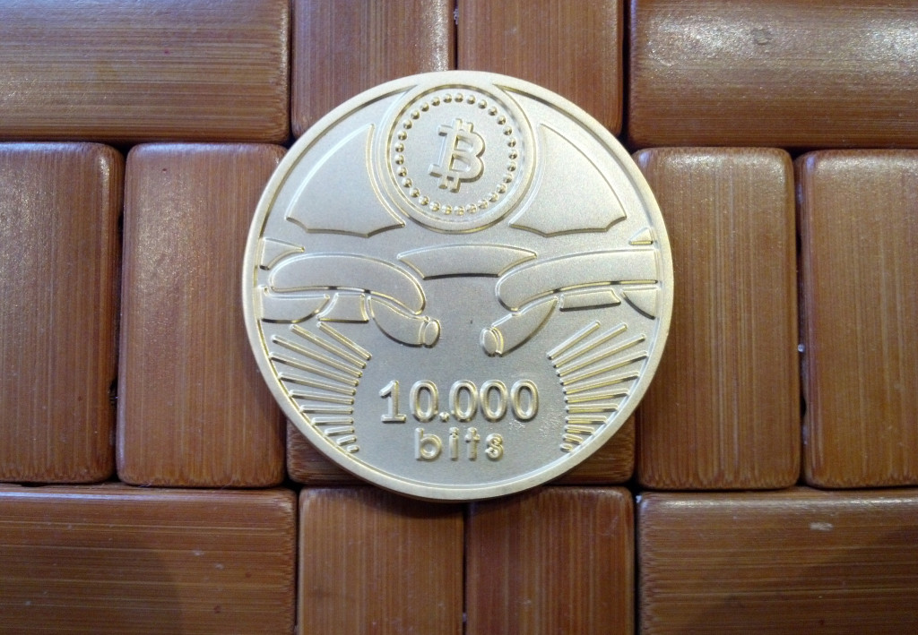 The Crypto Imperator 10,000 bit piece.