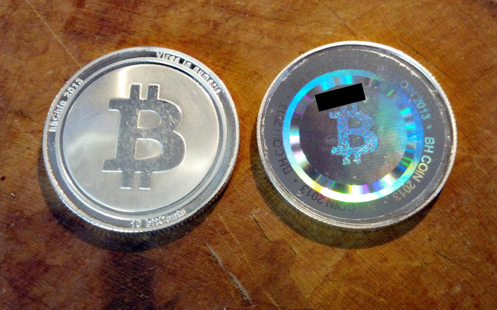 bhCoin series 2 front & back.