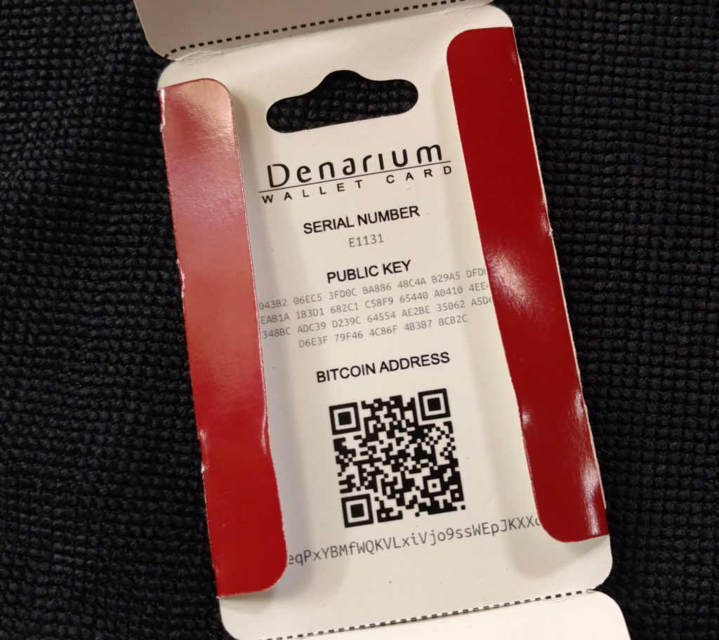 The Denarium packaging contains detailed information about each individual coin.